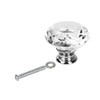 Crystal Knobs, Pack of 8, 40 mm, Crystal Glass Cupboard