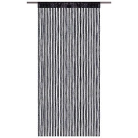 Arsvita String Curtain Metallic Look String Curtain Door Curtain with Pull Rod or Eyelet Suspension, Modern and Charming Home Accessory Available in Many Colours