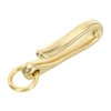 [PATIKIL] U Hook Key Chain 2" Length Solid Brass Wallet