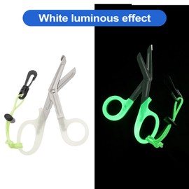 Trauma Shears for Nurses - Stainless Steel Rescue Scissors,Luminous Trauma Shears with Holster for Clinics Hospitals Ambulances Home Fishing Diving Outdoor Activities