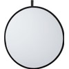 32" Silver and White Collapsible Light Reflector