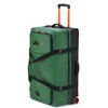 Jeep JS005A Two Wheel Rolling Travel Duffle Bag, Elm Green,