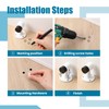 Yaocom 2 Pack Heavy Duty Floor Mounted Door Stop 3