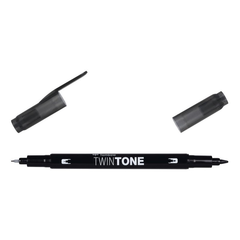 Tombow TwinTone 0.8 and 0.3mm Double Tip Marker Pens -