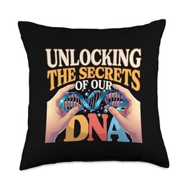 Gene Sequencing DNA Tree Genome Science Throw Pillow