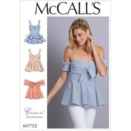 McCall's Patterns Tops Sewing Pattern, E5 (14-16-18-20-22)