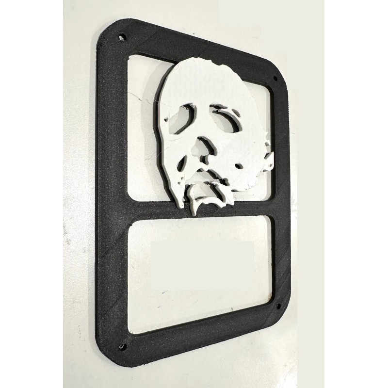 Michael Myers in 3D - Blk w White For Jeep