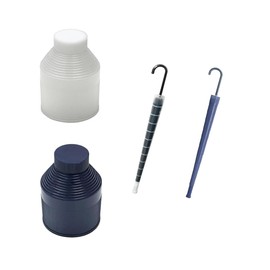 MYLCHBDJ 2 Pcs Umbrella Cover Slide Cover Telescopic Waterproof Car Umbrella Case for Long Umbrella Black White