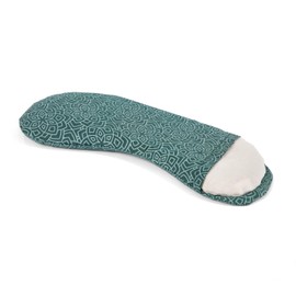 Bodhi Soft Cotton Eye Pillow | Organic Linseed & Organic Lavender Filling | Vegan | Eye Mask for Yoga, Relaxation & Meditation | Bloom, Jungle Green