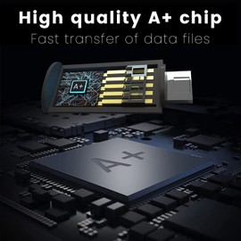 USB Stick 16GB, AreTop Memory Stick Pack of 10 Flash Drive, 2.0 16GB Thumb Drives Pen Drives, Swivel Design, with LED Indicator for Computer/Tablet/Laptop/Car/TV(10 Black With Lanyard)