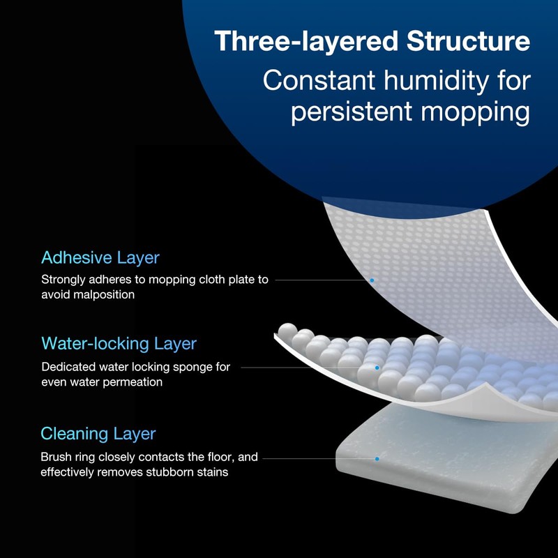 ECOVACS Washable Mopping Pads 4 PCS - For DEEBOT X1Series