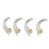20pcs Replacement Ear Hook Prevents Howling Hearing Tool Parts Accessory