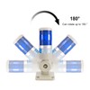 Baomain LED Signal Tower Stack Lights with 180° Rotatable Base,