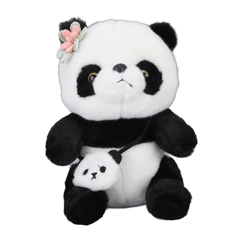 Cute Panda Plush Pillow Soft Comfortable Washable Simulation Panda Plush