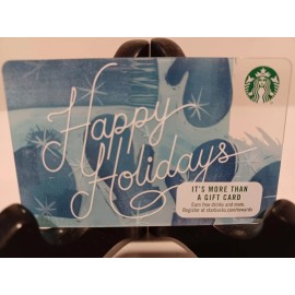 STARBUCKS CARD 2017 " HAPPY  HOLIDAYS " GREAT COLORS & GREAT PRICE~ BRAND NEW