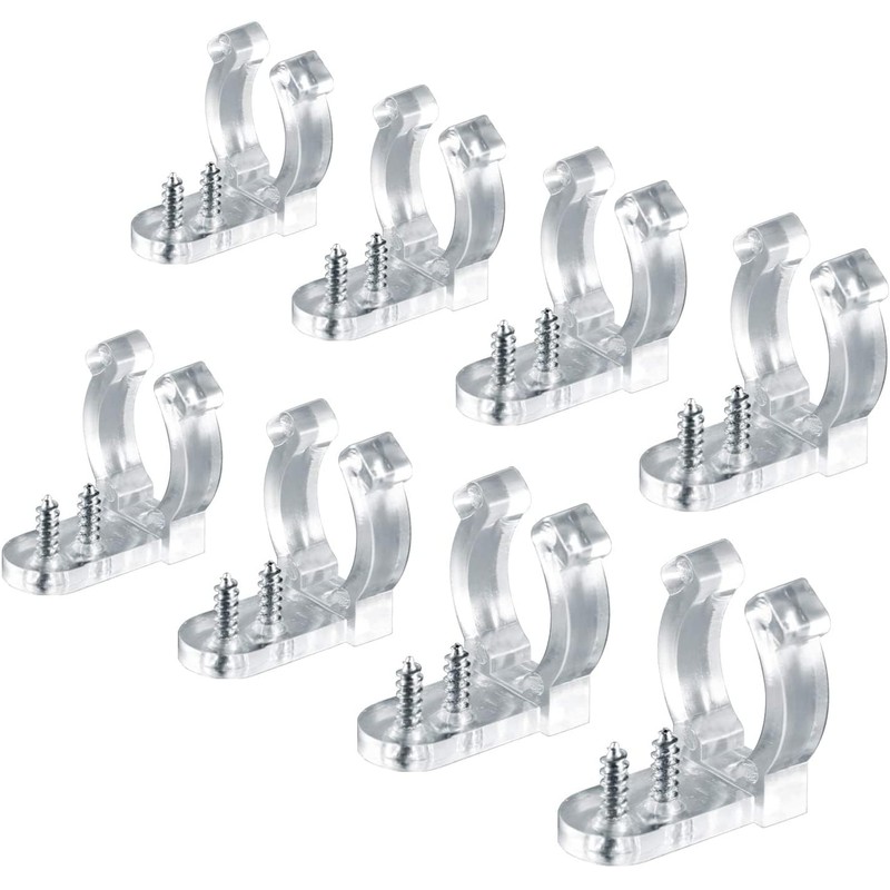 Tvoip 100 Pieces 1/2 Inch LED Rope Light Clips Holder