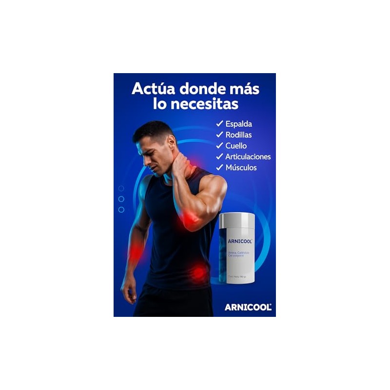 Gel de Árnica con Caléndula y Mentol | Efecto Frío