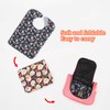 Eating Adults Bib Waterproof Reusable 3 Layers Washable Clothing Protector