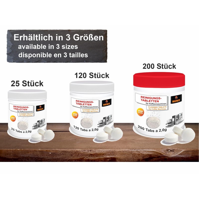 Cleaning Tablets 2 g for Fully Automatic Coffee Machines and