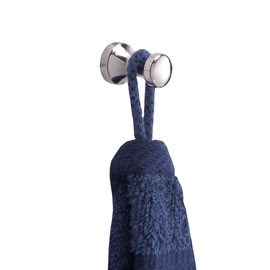 WENKO Wandhaken Basic - Handtuchhaken, Kleiderhaken, Zinkdruckguss, 2 x 3 x 2 cm, Glänzend