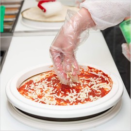 2000 Pack Tronex Poly Disposable Gloves, Clear Plastic Gloves, Food Services Poly Gloves, Food Safe (Medium)