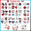 DPKOW Temporary Tattoos Quinn Fake Tattoos for Body Art, Make-up
