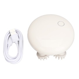 Head Massager Rechargeable Waterproof Scalp Massager with 4 Rotating Massage Heads Electric Cordless Hair Scalp Massager