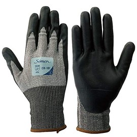CR-181 Cut-Resistant, Abrasion Resistant, Backless, Non-slip, Smartphone Operable Grip Gloves