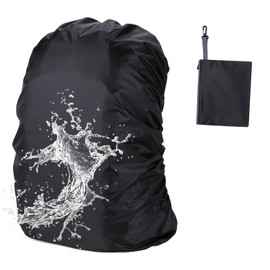 SLEEPSINERO Backpack Cover, Waterproof, Rain Cover, Rainy Season, Drop Prevention, 2.8 - 2.8 gal (80 g), Black, M