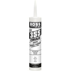 Boss 355 General Purpose Latex Caulk - White (Case of 24)