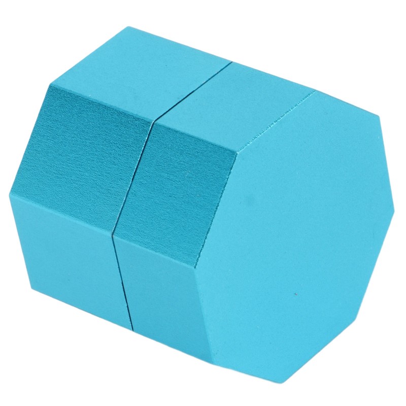Cue Chalk Box Holder Aluminium Alloy Octagonal Universal Billiard Chalk