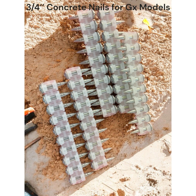 For Hilti Gx3/Gx120/Gx100 3/4’’ Concrete Nails for Hilti Gx3/Gx3/Gx100 (19mm)