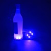 HANCIRCLE LED Coaster Blue,12 Pack Light Up Coasters,LED Sticker Lights,Wine