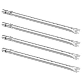 Meyafiny 4 pcs 19.5” Grill Burner Tubes 304 Stainless Steel 62752 Burner Replacement for Weber Genesis 300 Series Genesis E310 E320 E330 S310 S320 S330 EP-310 EP320 with Front Control Knob Grill parts