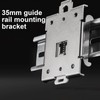 4pcs Solid State Relay Fixed Clamp for 35mm DIN Rail