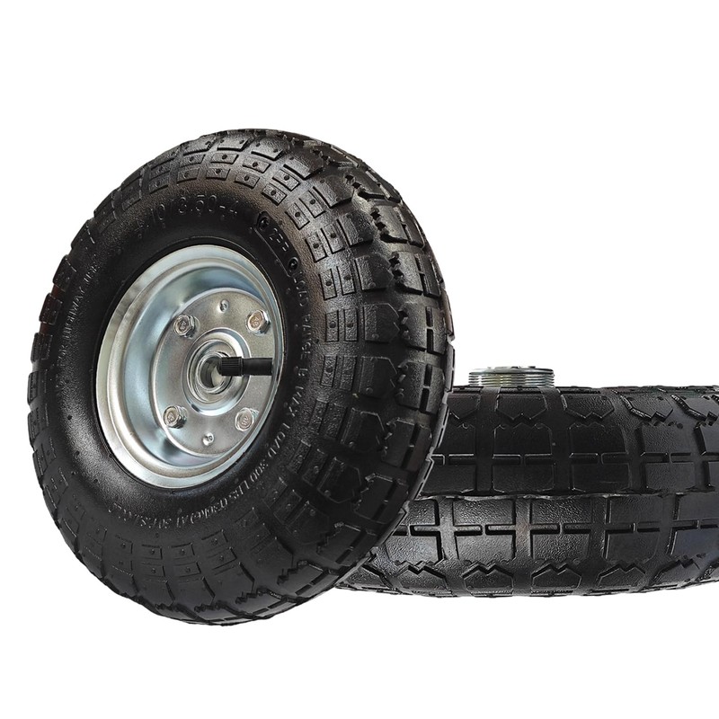 EAGWON 10" Heavy Duty 4.10/3.50-4 Pneumatic Tires & Wheel Set