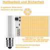 VOKWAK 4-Pack E14 LED Bulbs, Warm White 3000K, 8W (80W