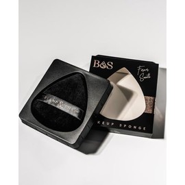 BLEND  SNAP Large Velour Triangle Makeup Puff for Smooth  Flawless Coverage  Blotting Sponge for Foundation  Concealer  Powder Press Pad  Precision...