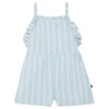 Modern Moments by Gerber Baby Girls' Ruffle Romper, Light Blue