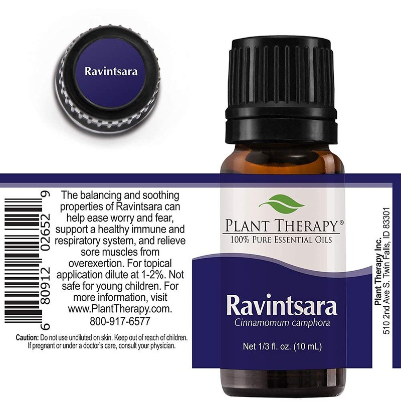 Plant Therapy Ravintsara Essential Oil 10 mL (1/3 oz) 100%