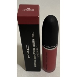 MAC Powder Kiss Liquid Lipcolour Shade 988 A LITTLE TAMED Full Size 5ml / 0.17oz