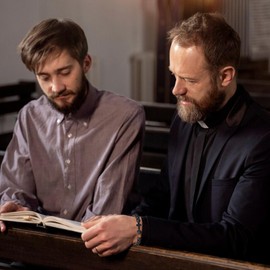 Christian Gifts for Men Cross Bracelet Confirmation Gifts for Son Brother Friends (Men Cross Bracelet A)