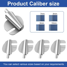 AOOTE 4 Stück Nähmaschinen Zubehör Rolled Saum Nähfuß, 7/8/9/10mm Zubehör Rolled Saum Nähfuß, Universal Nähen gerollt Hemmer Fuß, Nähmaschinen Rolled saum nähfuß für Nähmaschine zubehör Rollsaumfuß