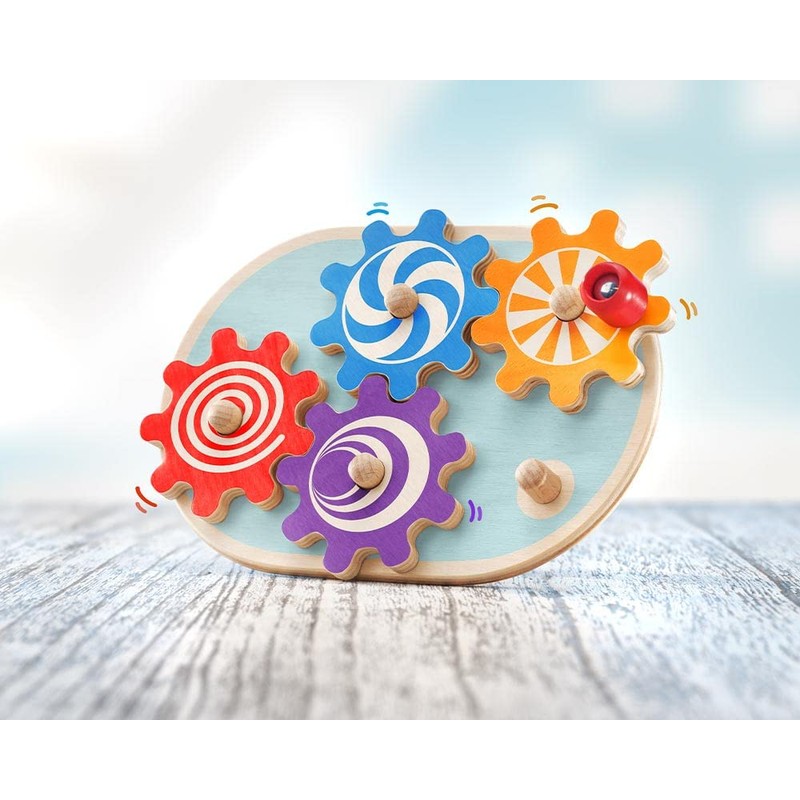Selecta 62084 Lollivella Wooden Gear Toy 17.5 cm Multi-Coloured