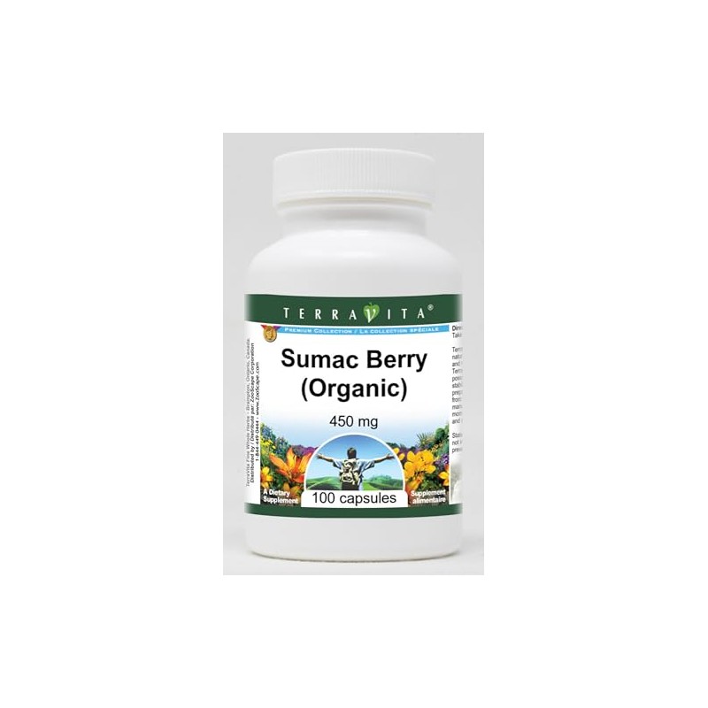 Sumac Berry (Organic) - 450 mg (100 Capsules, ZIN: 516466)