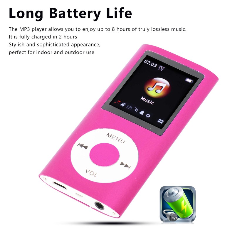 Portable MP3 Music Player 1.8inch TFT Screen HiFi Sound 7