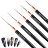 5Pcs Nail Art Liner Brushes Set Fine Detail Brushes for