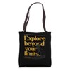 Explore Beyond Your Limits Outdoor Adventure Tote Bag