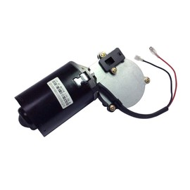 BEMONOC High Torque PMDC Right Angle Gear Motor 12V Reversible 50 RPM (Right Gear-Box) with Threaded Shaft