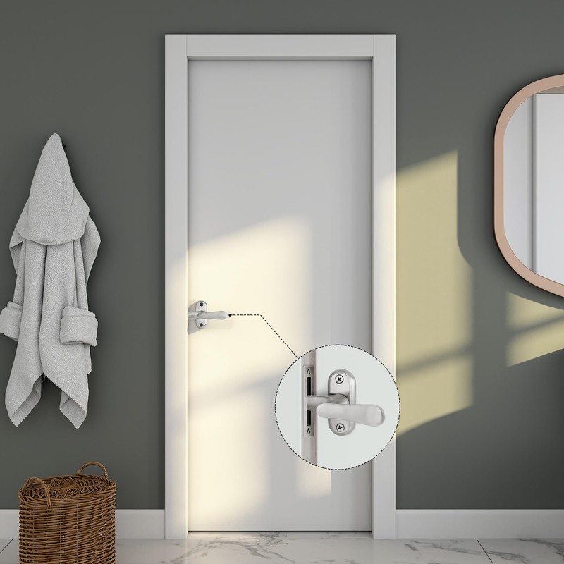 Vancoho 2 Pack 360 Degree Flip Bathroom Stall Latch for
